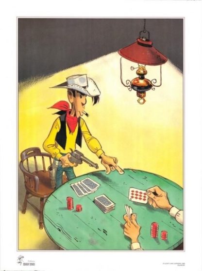 Illustration Offset "Lucky Luke" par Morris