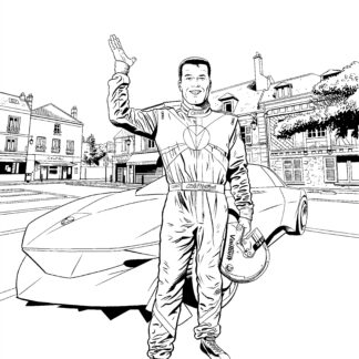 Illustration originale Michel vaillant