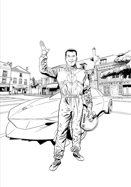 Illustration originale Michel vaillant