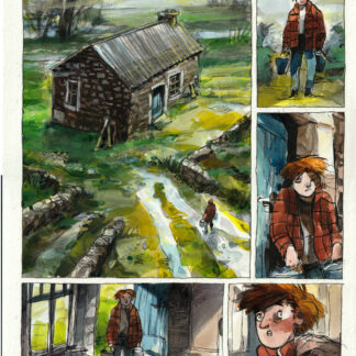 Planche originale 19 "Partition Irlandaise" T2