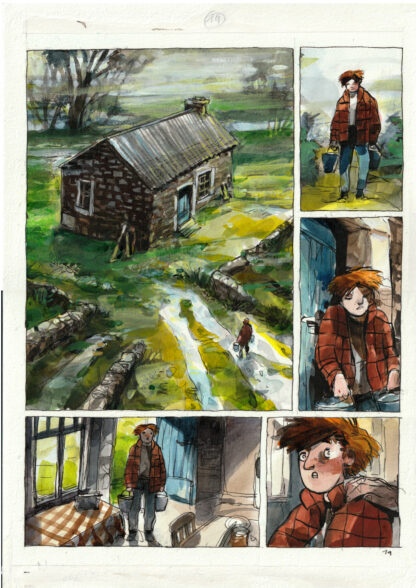Planche originale 19 "Partition Irlandaise" T2