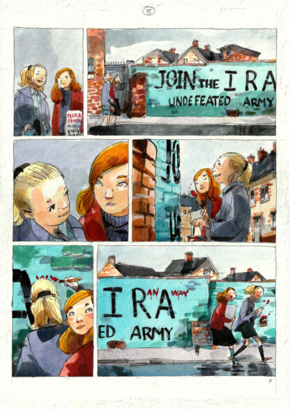 Planche originale 05 "Partition Irlandaise" T3