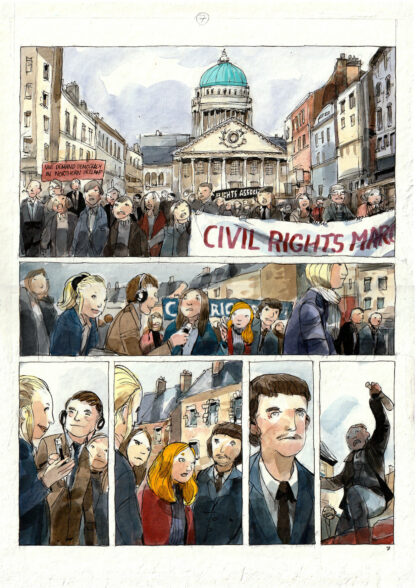 Planche originale 07 "Partition Irlandaise" T3