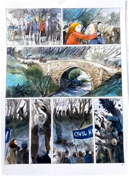 Planche originale 13 "Partition Irlandaise" T3