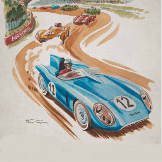 Illustration originale Michel Vaillant